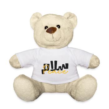 Salam paix - Nounours - blanc - Devant