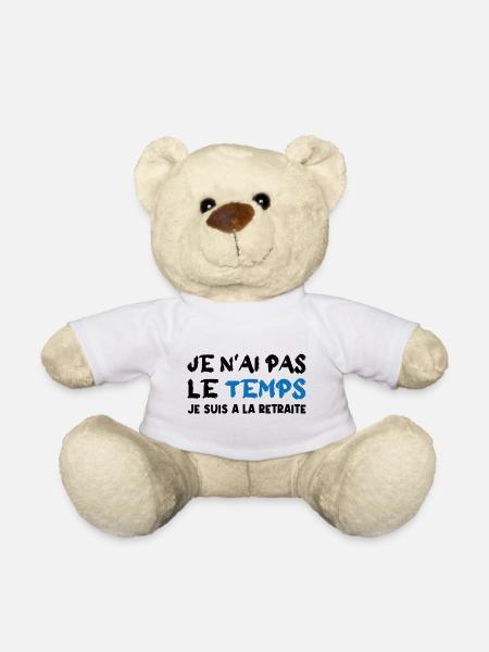 je n'ai pas le temps - Nounours - blanc