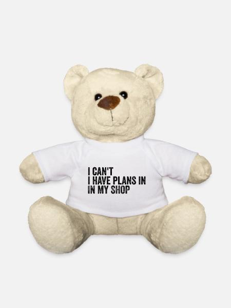 Ich kann nicht, ich habe Pläne im Shop - Teddy - Weiß
