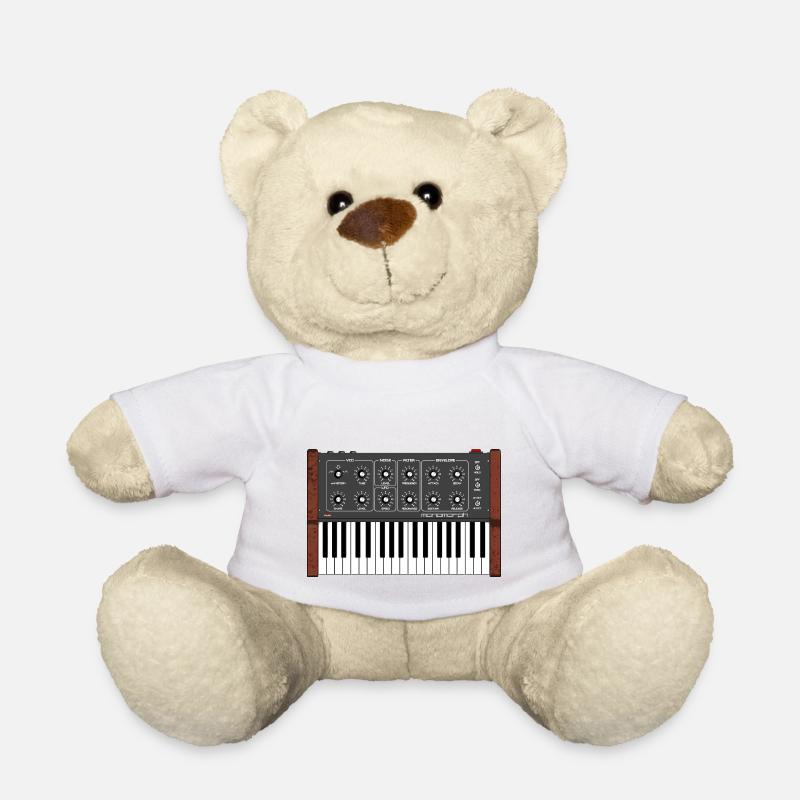 Synthétiseur vintage analogique - Nounours - blanc