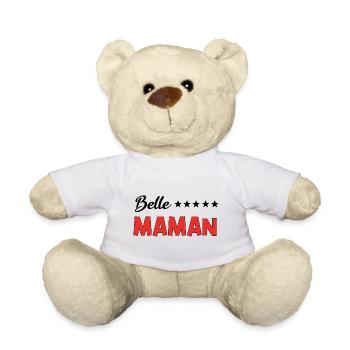 Belle maman - Nounours - blanc - Devant