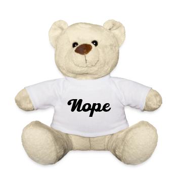Non, pas - Nounours - blanc - Devant