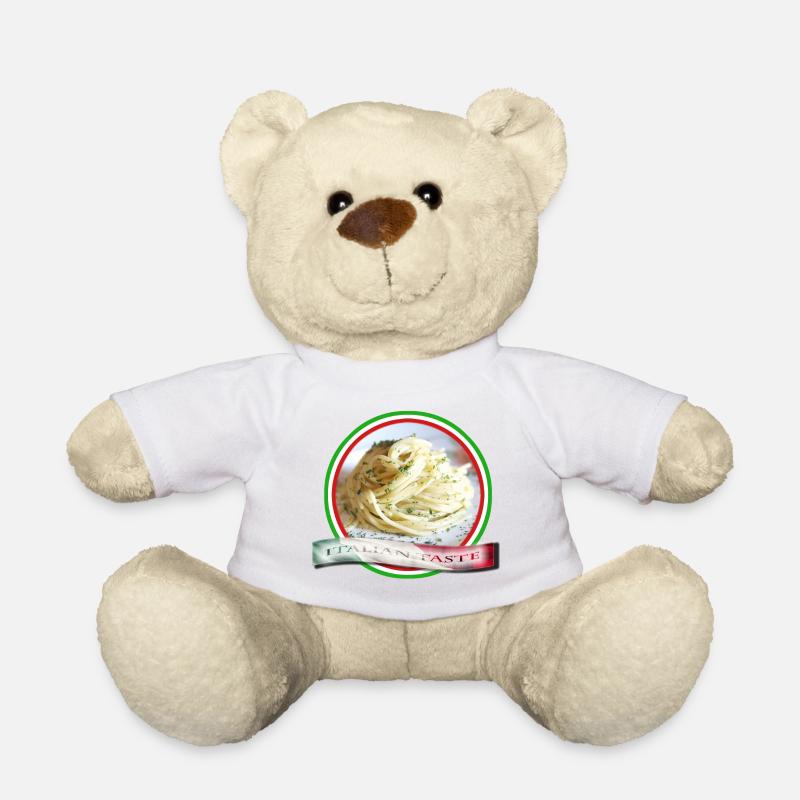 Spaghetti, italienischer Geschmack - Teddy - Weiß