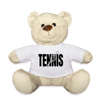 Cadeau pour les joueurs de tennis - Nounours - blanc - Devant
