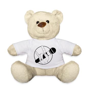 Un motif merveilleux pour tous les fans de rock et de métal - Nounours - blanc - Devant