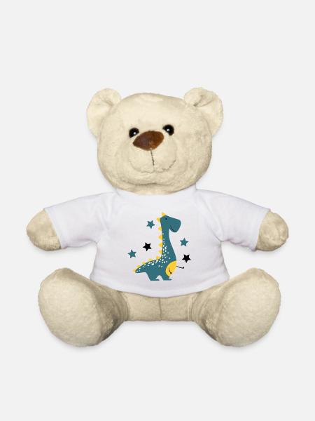 Dinosaure dinosaure - Nounours - blanc