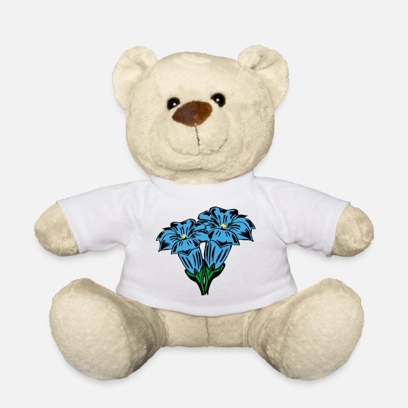 Entiienne, Fleurs de montagne, Montagnes - Nounours - blanc