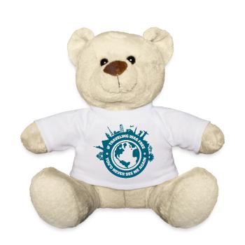 Voyageur Voyage Agent de voyage - Nounours - blanc - Devant