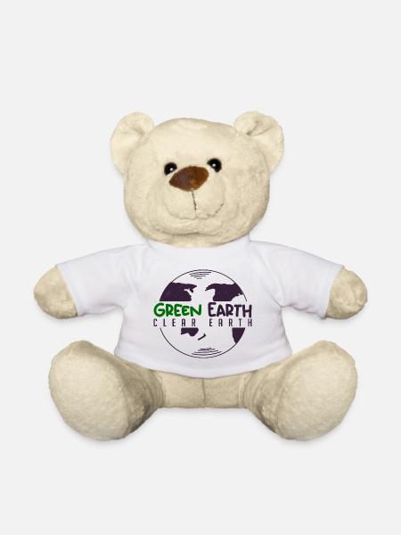 Green Earth , Clear Earth - Nounours - blanc