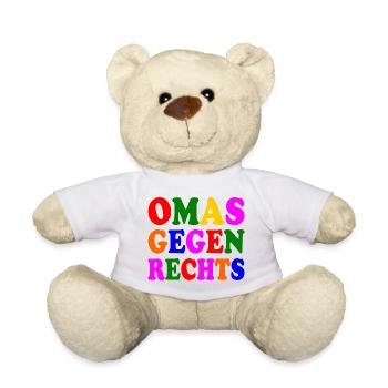 Omas gegen rechts - Teddy - Weiß - Vorne