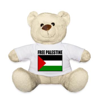 Free palestine - Teddy Bear - white - Front