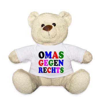 Omas gegen rechts - Teddy - Weiß - Vorne