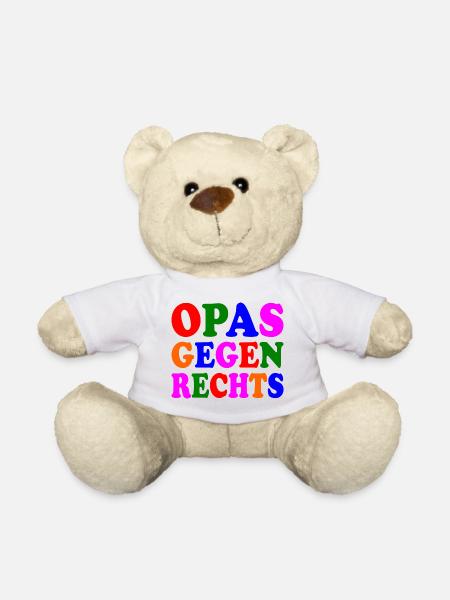 Opas gegen rechts - Teddy - Weiß