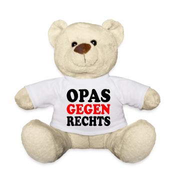 Opas gegen rechts - Teddy - Weiß - Vorne