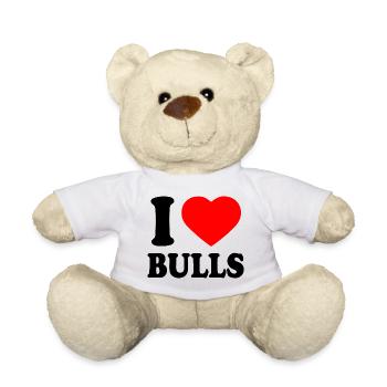 I love bulls - Teddy - Weiß - Vorne