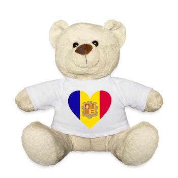Andorra Heart - Teddy - Weiß - Vorne