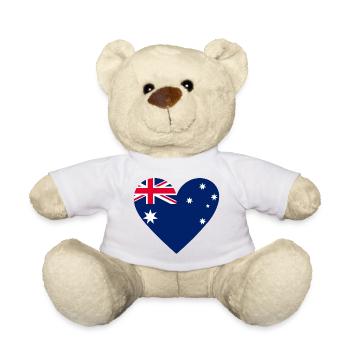 Cœur d’Australie - Nounours - blanc - Devant
