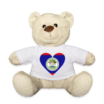 Belize Heart - Teddy - Weiß - Vorne