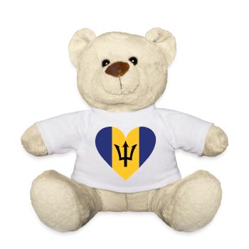 Cœur de la Barbade - Nounours - blanc - Devant