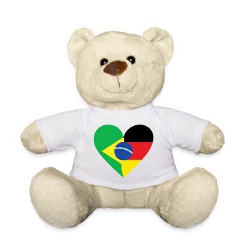 Bralemao Heart - Teddy Bear - white - Front