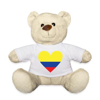 Colombia Heart - Teddy - Weiß - Vorne