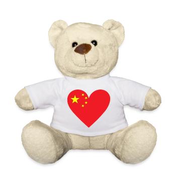 Cœur de Chine - Nounours - blanc - Devant