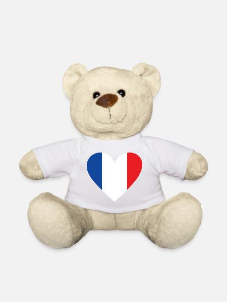 Cœur de France - Nounours - blanc