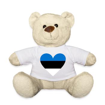 Estonia Heart - Teddy - Weiß - Vorne