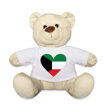 Kuwait Heart - Teddy - Weiß - Vorne