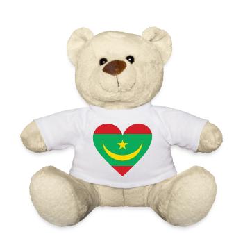 Mauritania Heart - Teddy - Weiß - Vorne