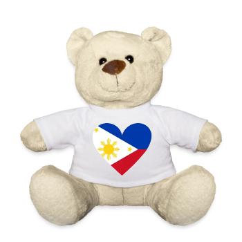 Philippines Heart - Teddy - Weiß - Vorne
