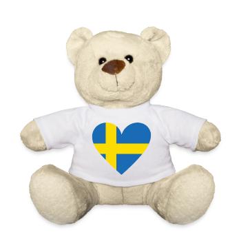 Sweden Heart - Teddy - Weiß - Vorne