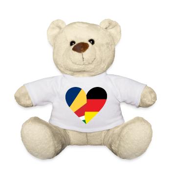 Seychelles Allemagne Coeur - Nounours - blanc - Devant
