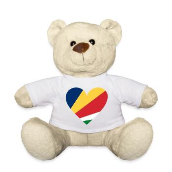 Seychelles Heart - Nounours - blanc - Devant