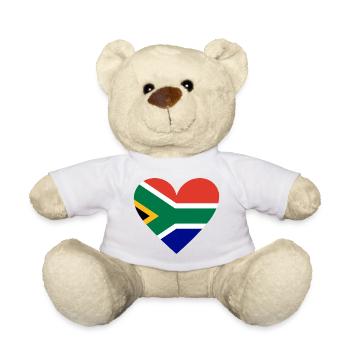 Cœur d’Afrique du Sud - Nounours - blanc - Devant
