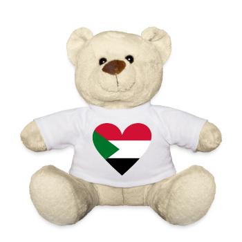 Sudan Heart - Teddy - Weiß - Vorne