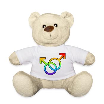 CSD: Égalité et tolérance - Nounours - blanc - Devant