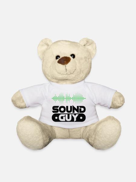 Tontechniker Audiotechniker Tonmeister - Teddy - Weiß