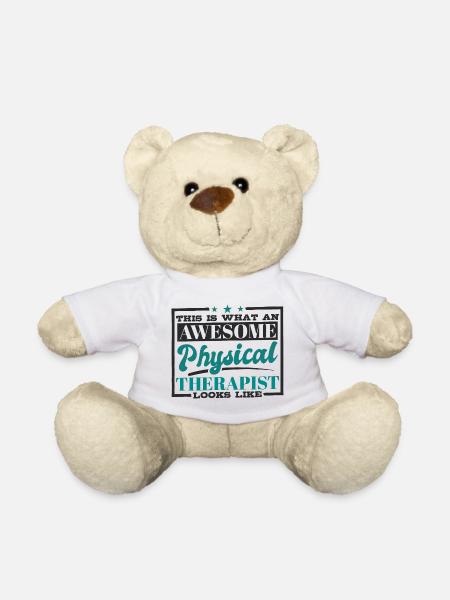 Physio Physiotherapeut Physiotherapie Therapeut - Teddy - Weiß