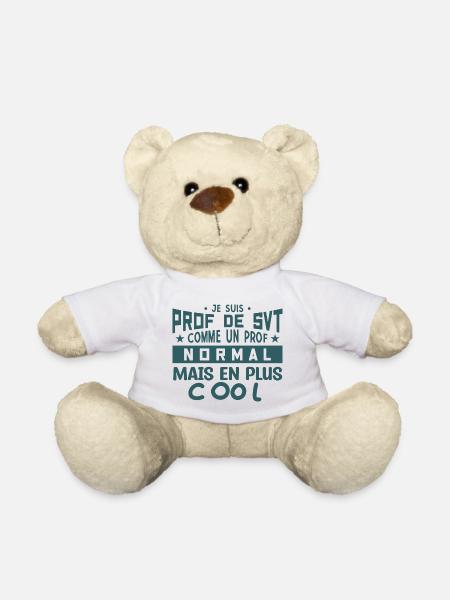 Prof de SVT super cool - Nounours - blanc