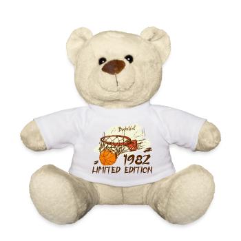1982 Limited Edition Basketball Anniversary 1982 - Teddy Bear - white - Front