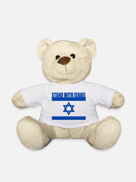 Stand with israel - Teddy - Weiß