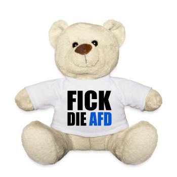 Fick die afd - Teddy - Weiß - Vorne