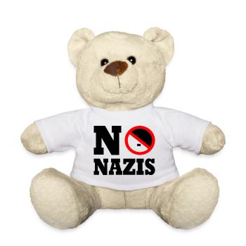 No nazis - Teddy - Weiß - Vorne