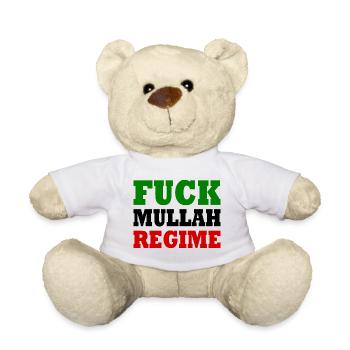 Fuck mullah regime iran - Teddy - Weiß - Vorne