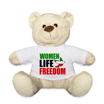 Women life freedom - Teddy Bear - white - Front