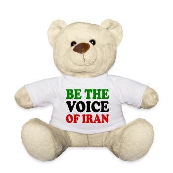 Be the voice of iran - Nounours - blanc - Devant
