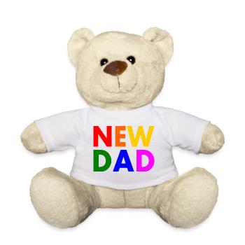 New dad - Teddy - Weiß - Vorne