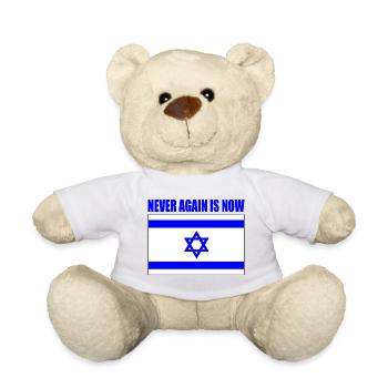 Never again is now - Teddy Bear - white - Front