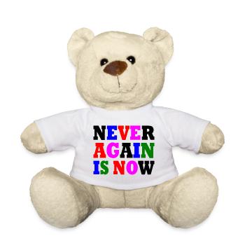 Never again is now - Nounours - blanc - Devant